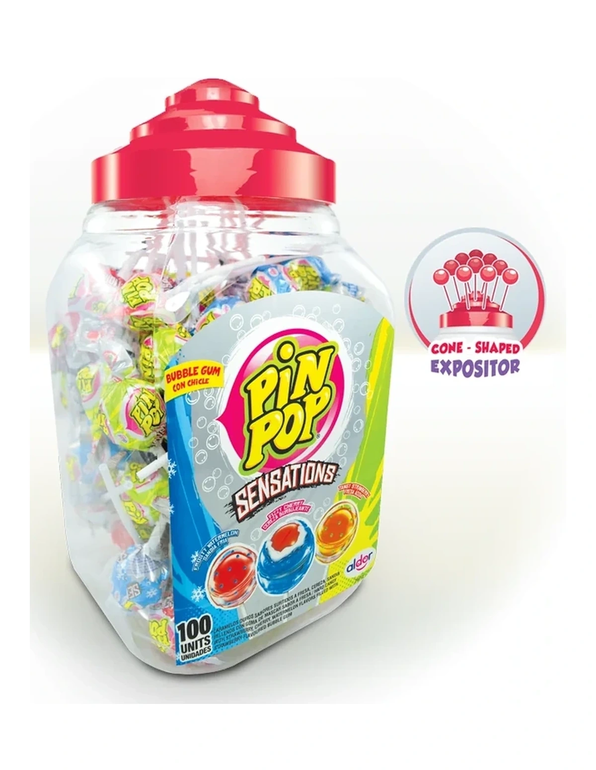 [P000098] PIN POP SENSATIONS - BUBBLE GUM [JB]