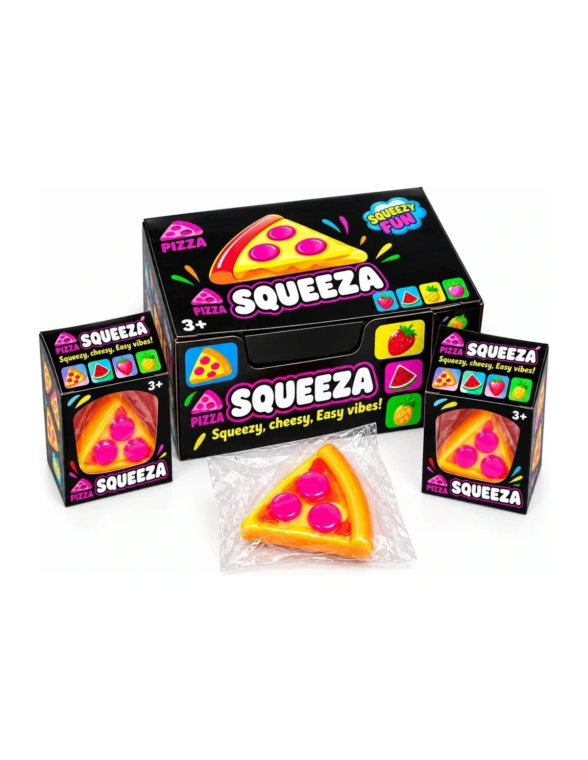 [P000384] PIZZA SQUEEZE - TIKTOK - CAR TOY