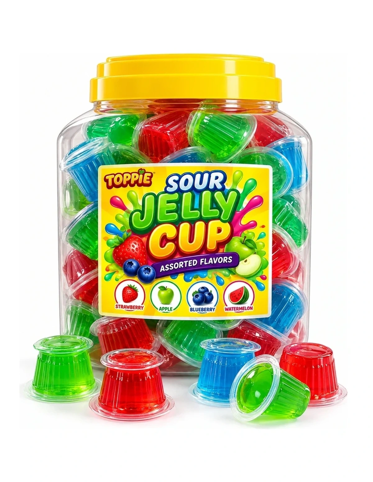 [P000390] TOPPIE SOUR JELLY CUP