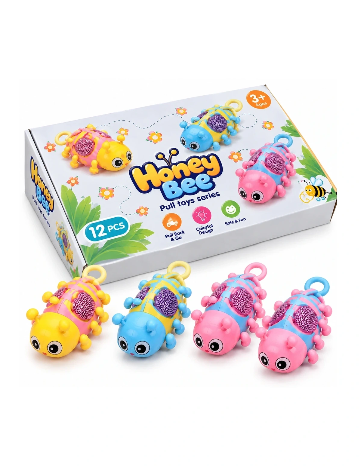 [P000356] HONEYBEE - CAR TOY