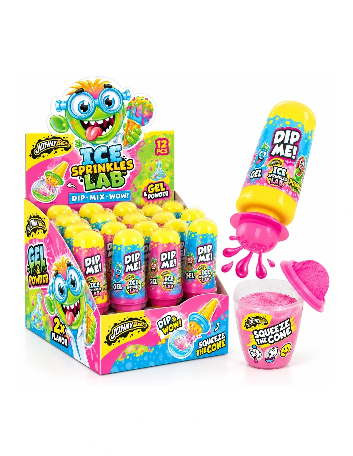 [P000337] ICE SPRINKLES LAB - GEL & POWDER - SQUEEZE THE CONE [JB]