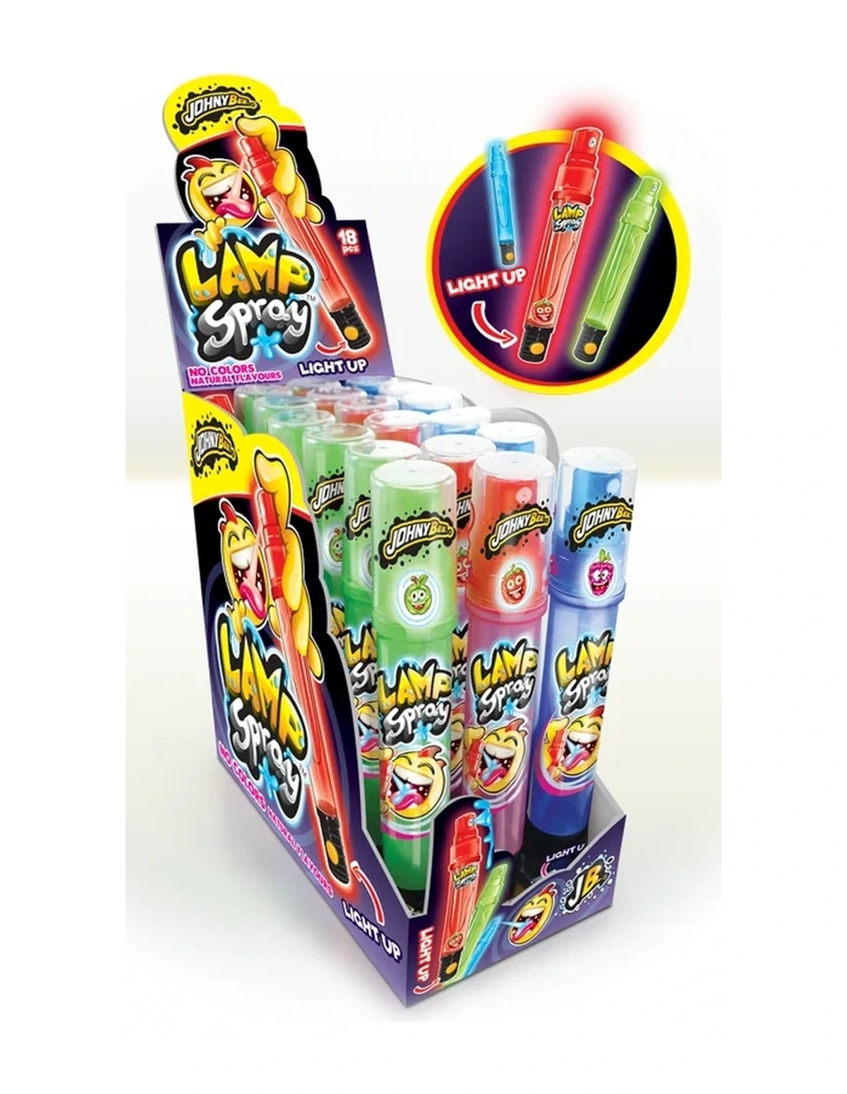 [P000146] LAMP SPRAY - 3 COLORS - LIGHT UP - CANDY SPRAY [JB]