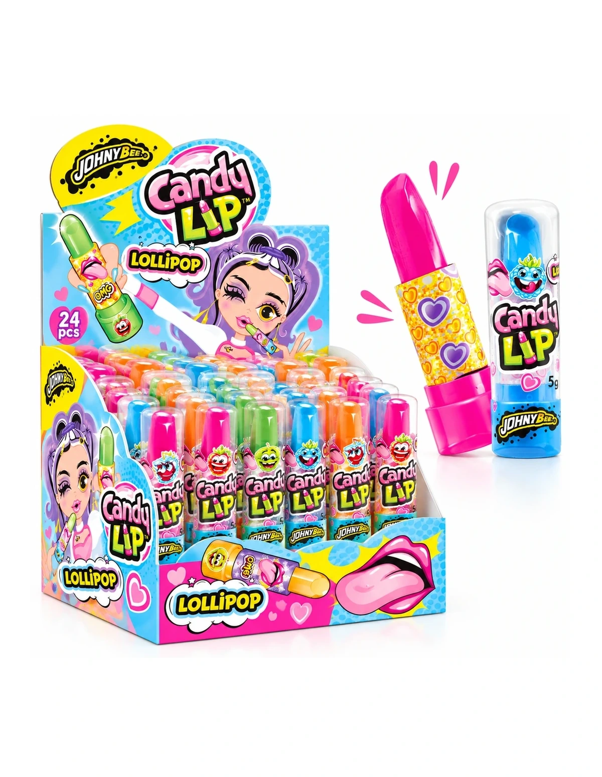 [P000333] CANDY LIP - LOLLIPOP - DISPLAY [JB]