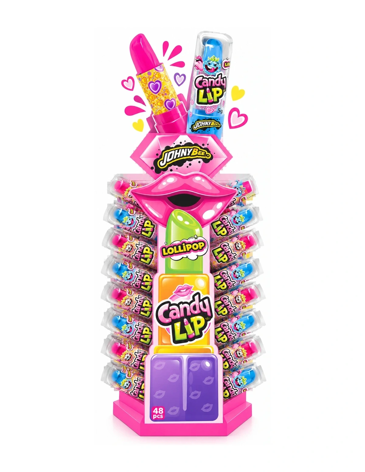 [P000346] CANDY LIP - LOLLIPOP - STAND [JB]