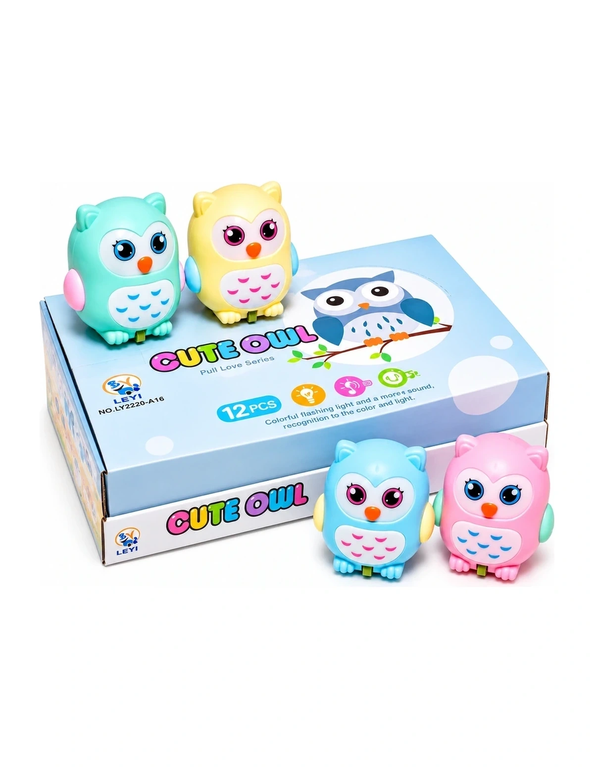 [P000357] CUTE OWL - CAR TOY