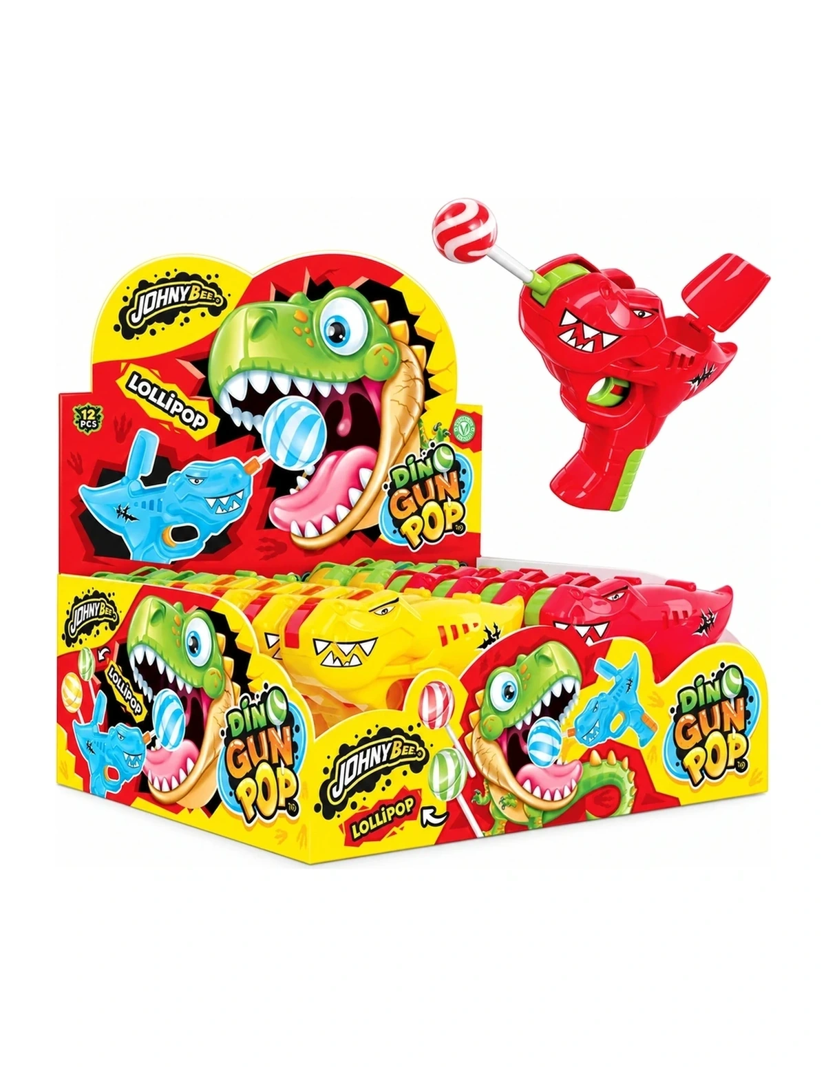 [P000350] DINO GUN POP - LOLLIPOP [JB]
