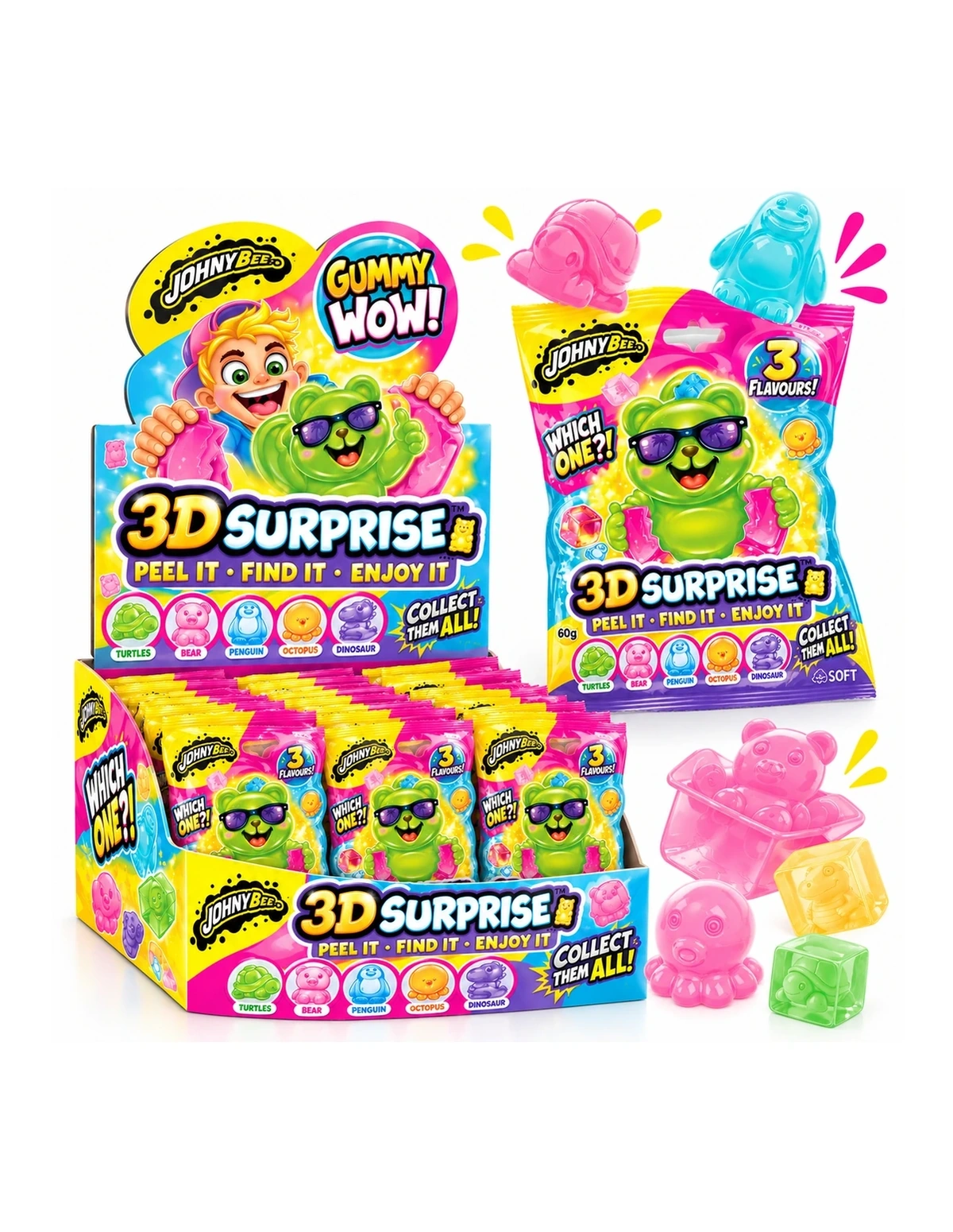 [P000336] 3D SURPRISE - GUMMY WOW [JB]