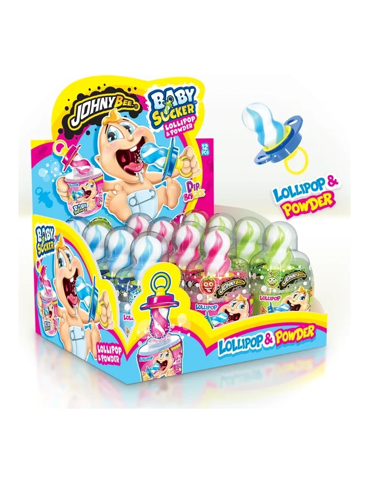 [P000036] BABY SUCKER - LOLLIPOP & POWDER - DIP & LICK [JB]