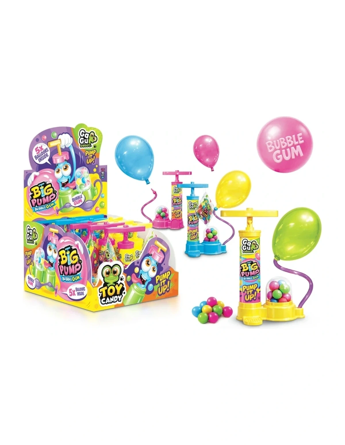 [P000339] GAGU SWEET - BIG PUMP BUBBLE GUM [JB]