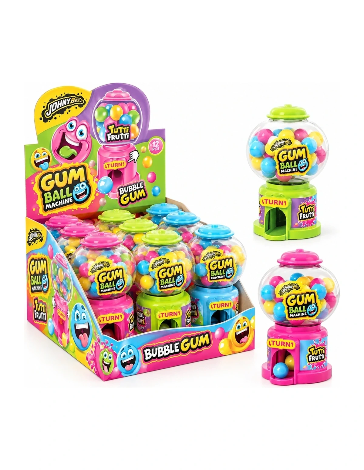 [P000400] GUM BALL MACHINE - BUBBLE GUM [JB]