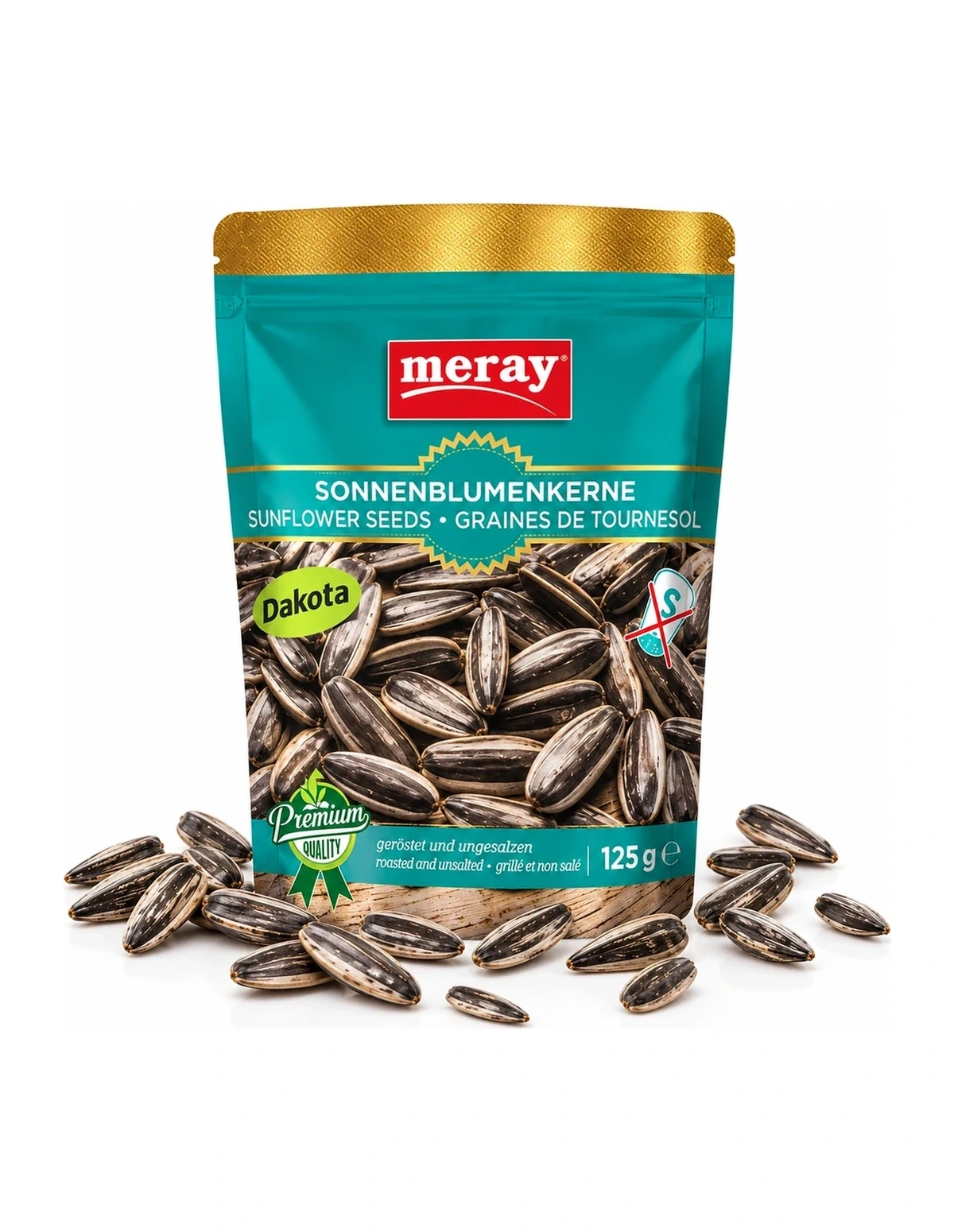 [P000373] MERAY SUNFLOWER SEEDS '125G - UNSLATED