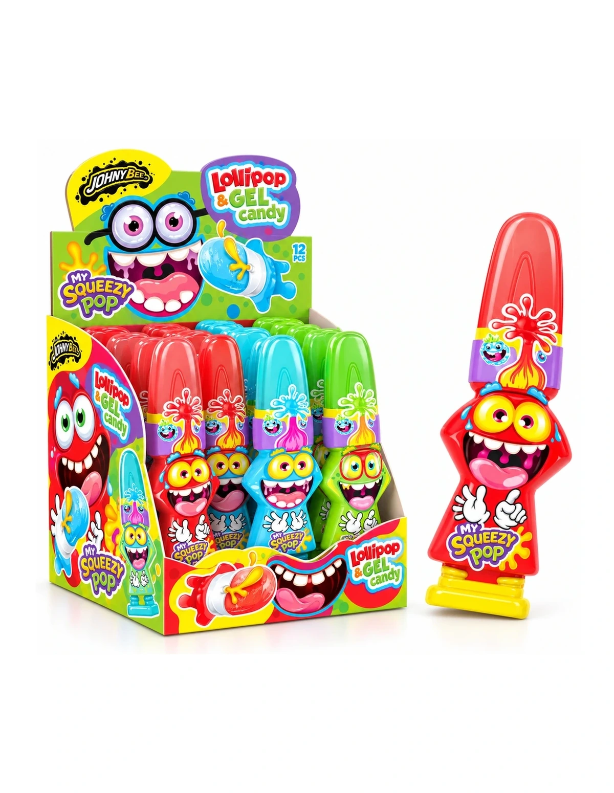 [P000334] MR SQUEEZY POP - LOLLIPOP & GEL CANDY [JB]