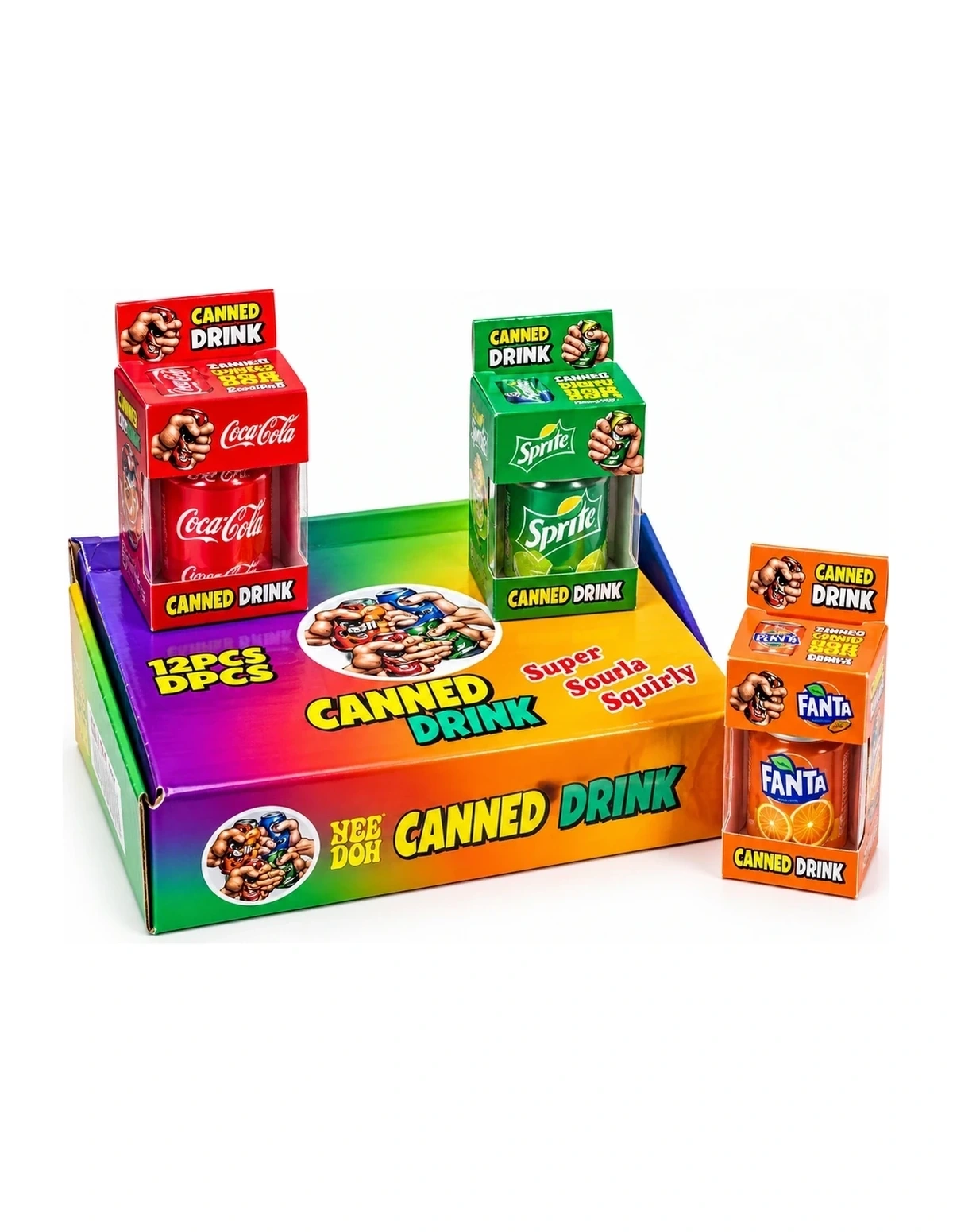 [P000413] NEE DOH - CANNED DRINK - SQUISHY - SQUISH TIKTOK - CAR TOY