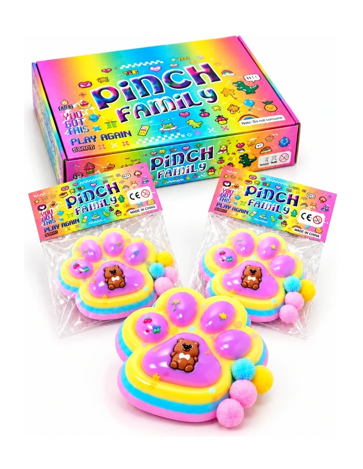[P000415] PINCH FAMILY - SQUISH TIKTOK - CAR TOY