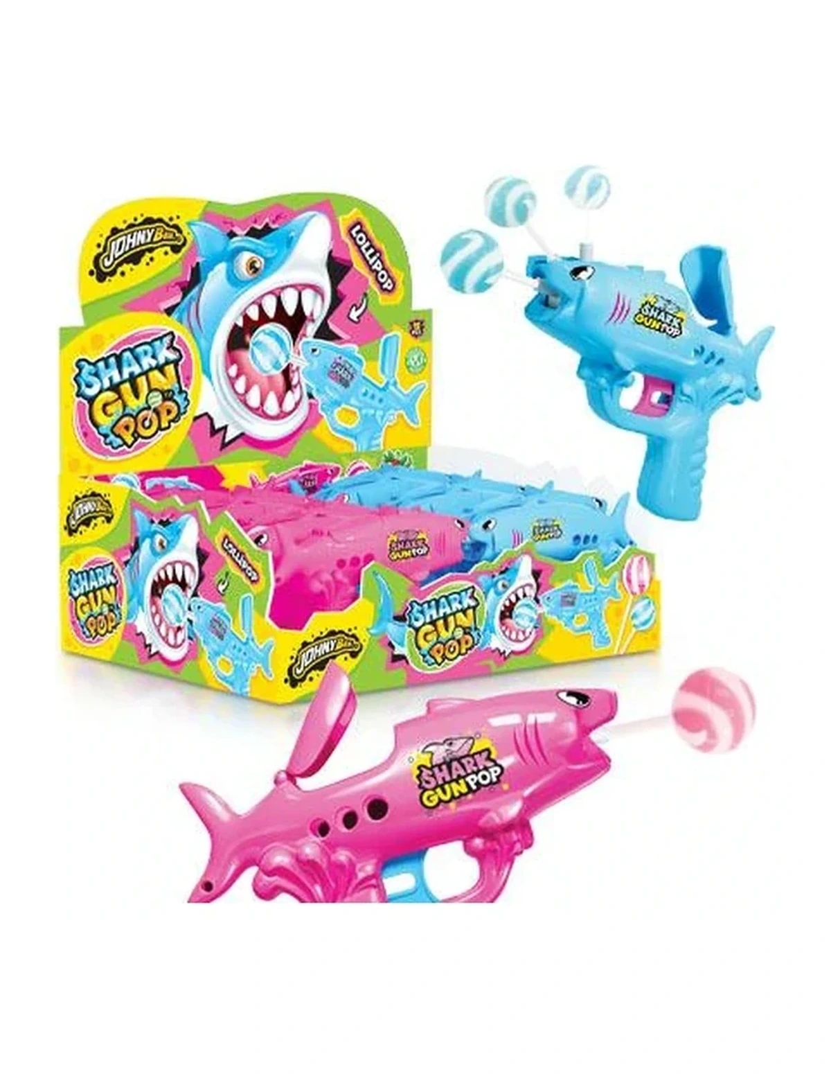 [P000335] SHARK GUN POP - TOY WITH LOLLIPOP [JB]