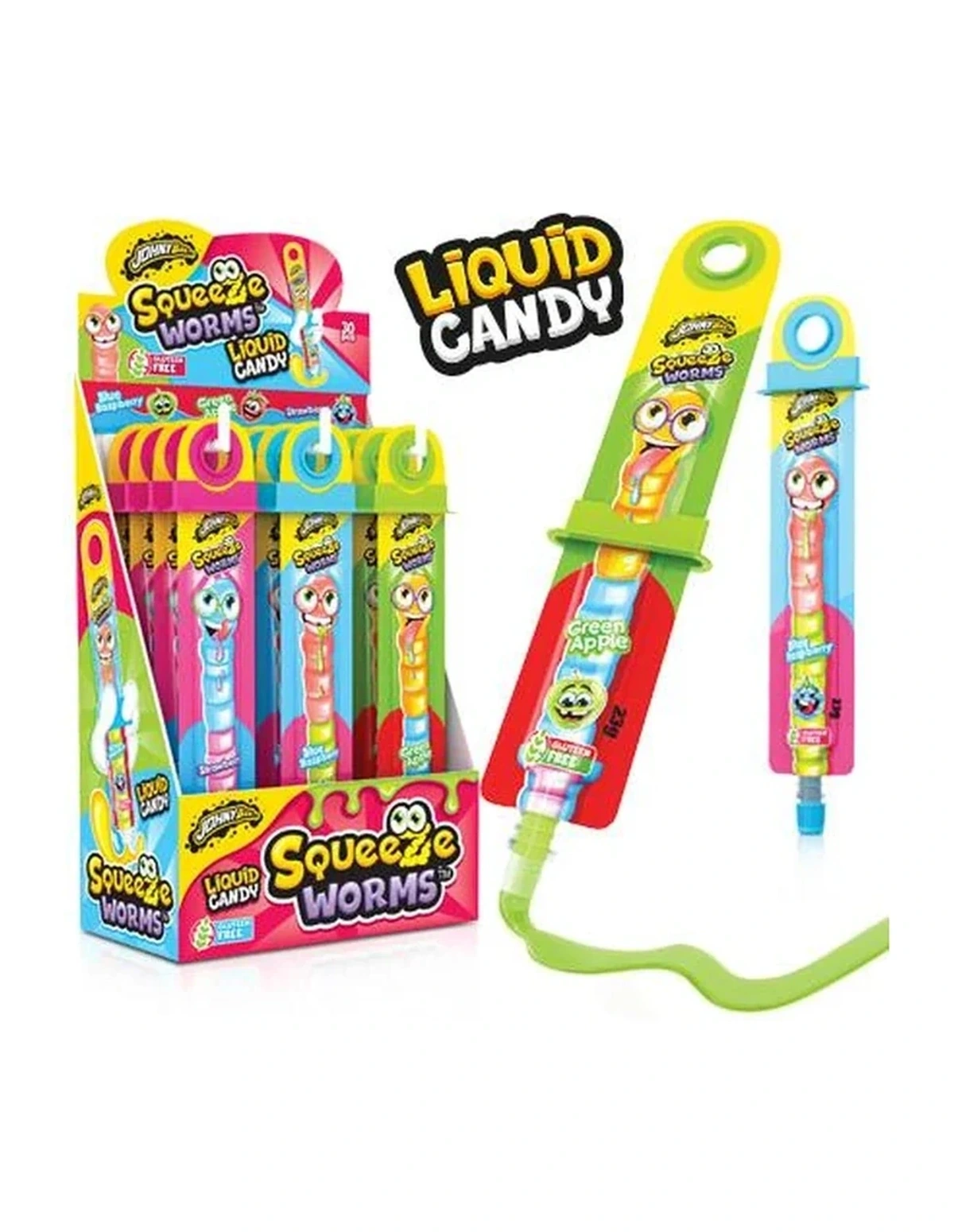 [P000327] SQUEEZE WORMS - LIQUID CANDY [JB]