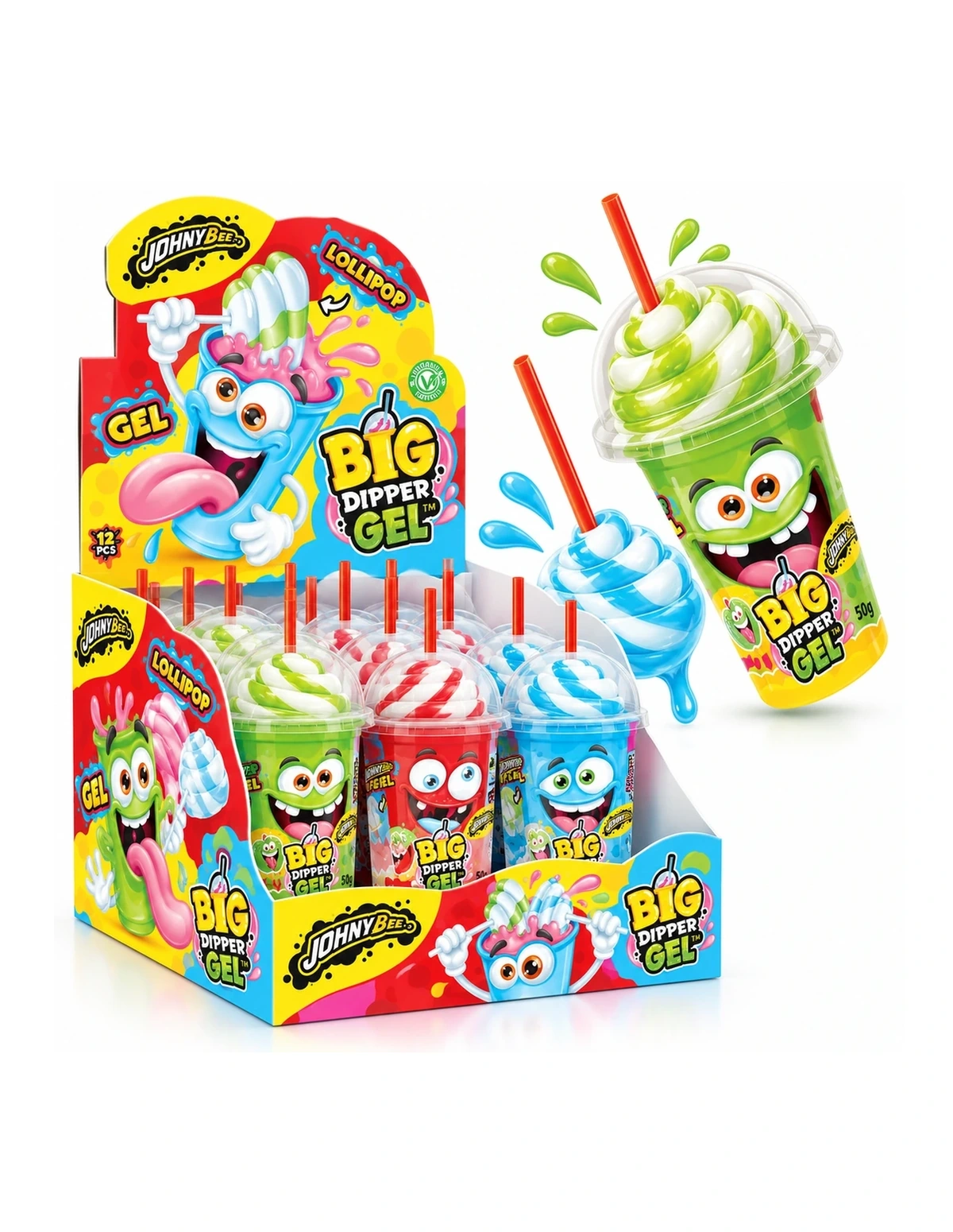 [P000040] BIG DIPPER GEL ORIGINAL - LOLLIPOP & GEL CANDY - DIP & LICK [JB]