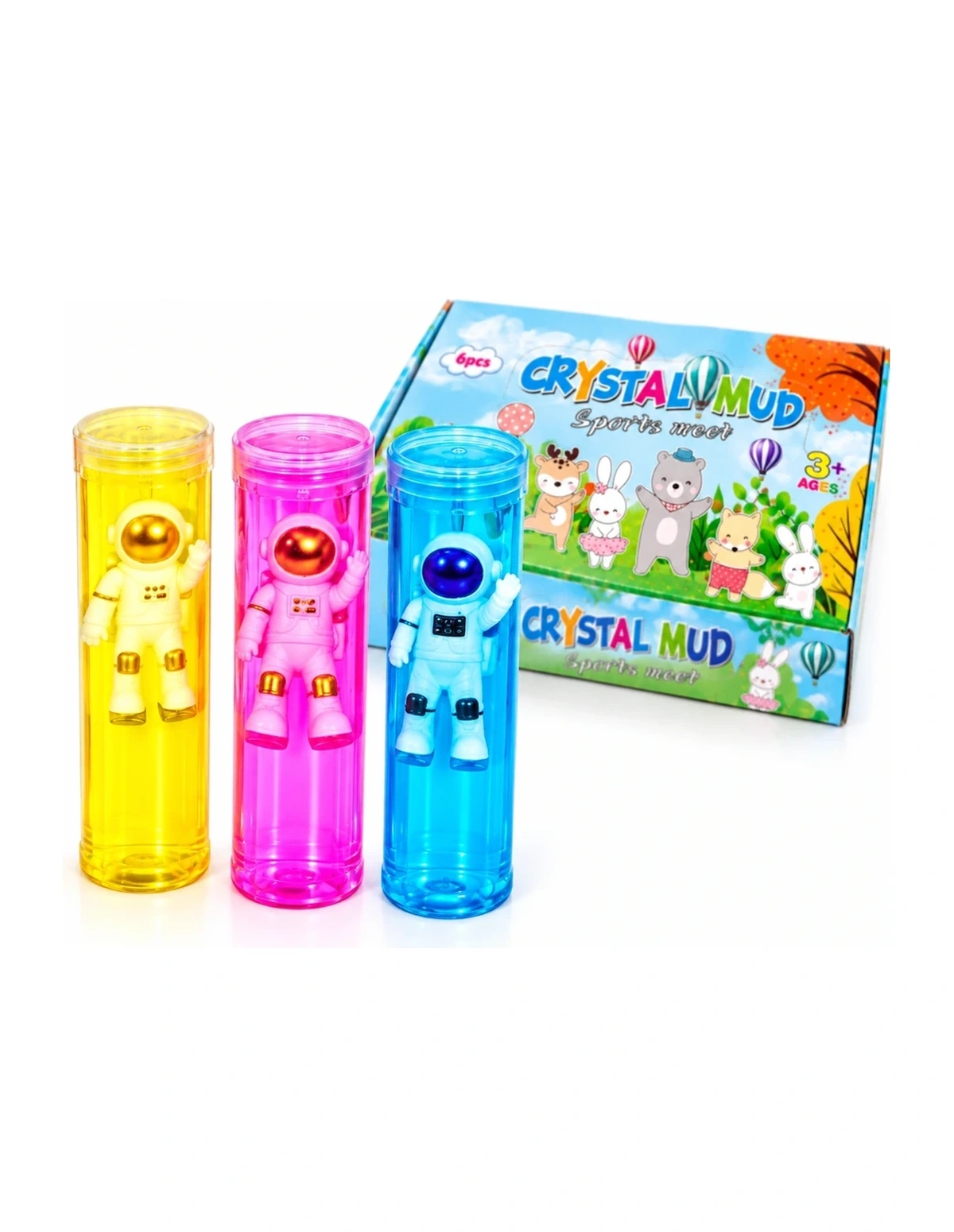 [P000376] BIG SLIME - CRYSTAL MUD - SPORTS MEET - CAR TOY