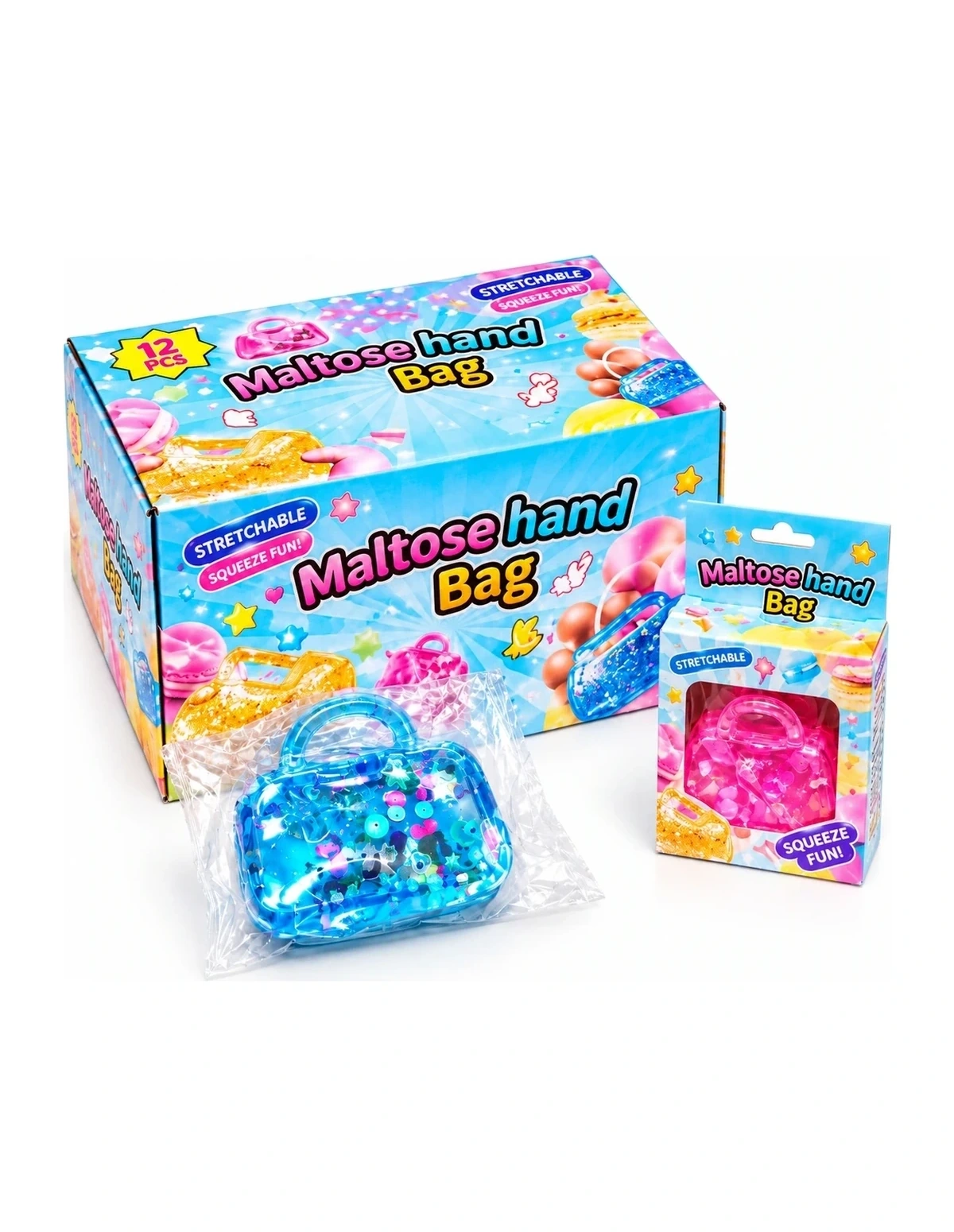 [P000405] MALTOSE HAND BAG - SQUISH TIKTOK - CAR TOY